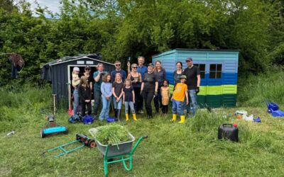 Gemeinsame Gartenaktion am Schulgarten „Wollnau“